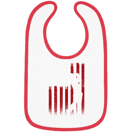 American Flag Golf USA Flag Bibs