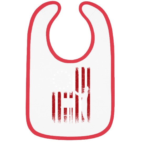 American Flag Golf USA Flag Bibs