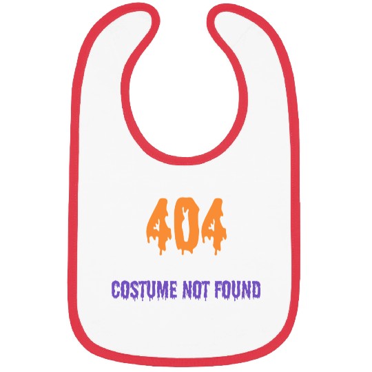 404 Costume Not Found - Halloween Party Bibs