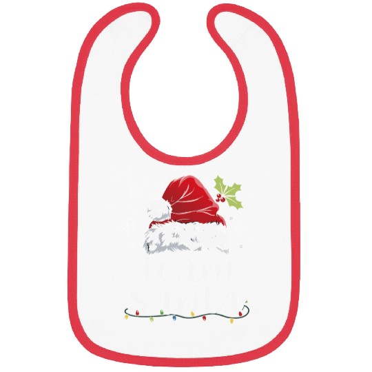 Team Santa Holiday Christmas Design Bibs
