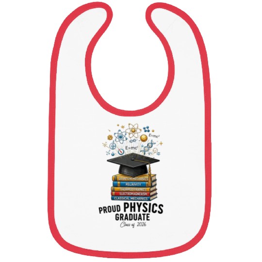 proud physics graduate class of 2026 Bibs
