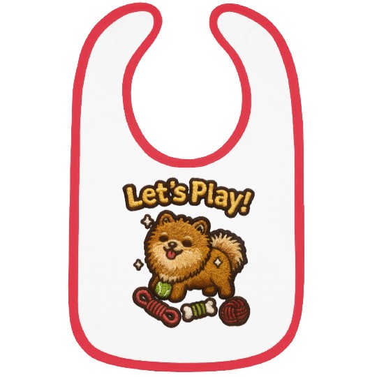 Playful Shiba Inu with Tennis Ball Bibs