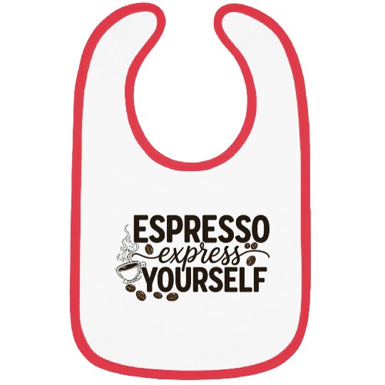 Coffee Motivation Inspirational Design Bibs
