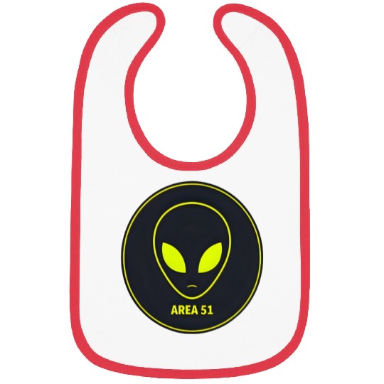 Area 51 Alien Logo Bibs