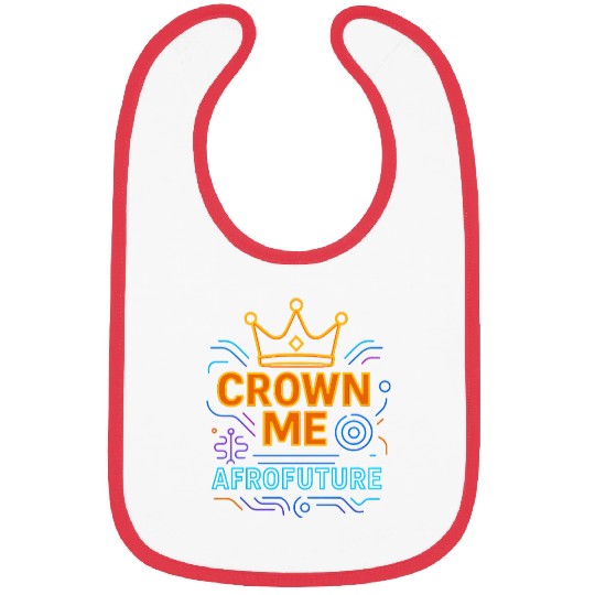 Crown Me Afrofuture Bibs