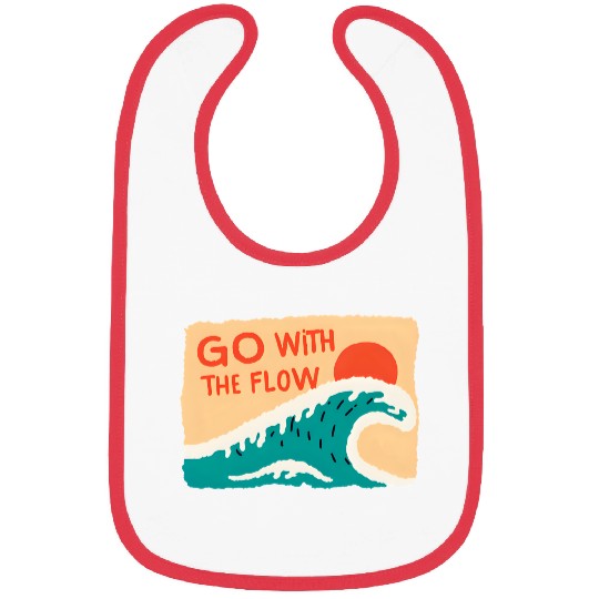 Sunset Wave Inspirational Design Bibs