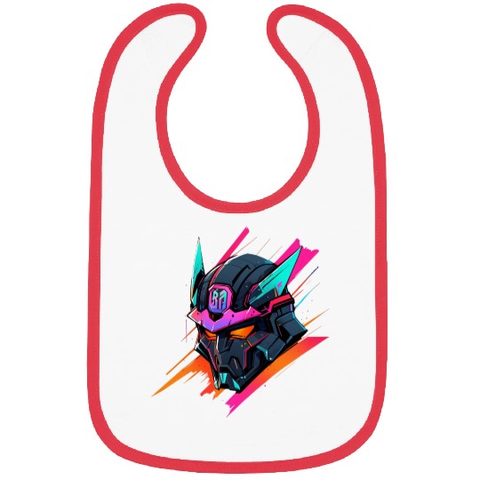 a high-tech warrior helmet Bibs