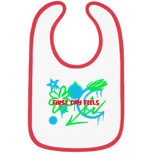 First Day Feels School Beginning Bibs
