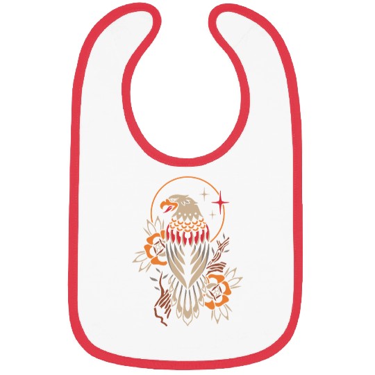 Celestial Eagle Tattoo Design Bibs