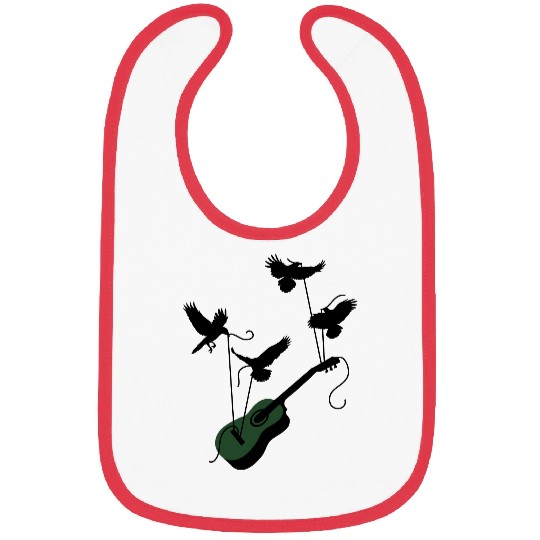Guitar Birds Bibs