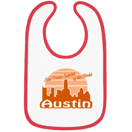 Austin Texas burnt orange Bibs