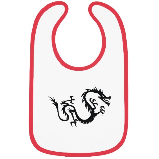 Chinese Dragon Tattoo 3 Bibs
