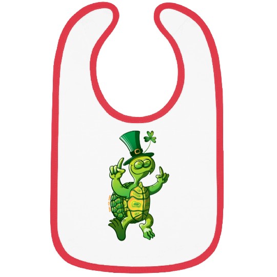 Saint Patrick's Day Turtle Bibs