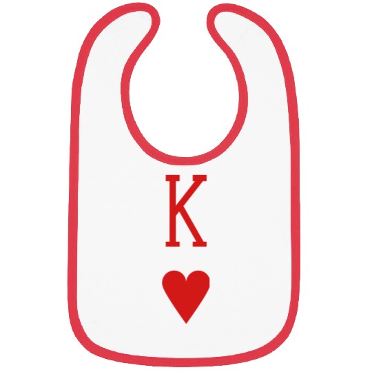 King of Hearts Bibs