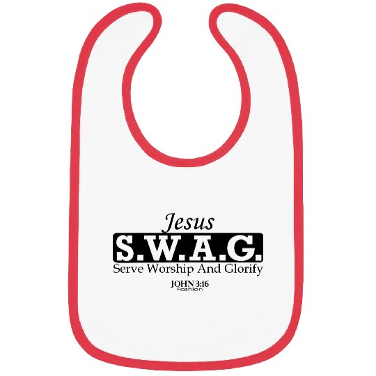 Jesus SWAG (Pink) Bibs