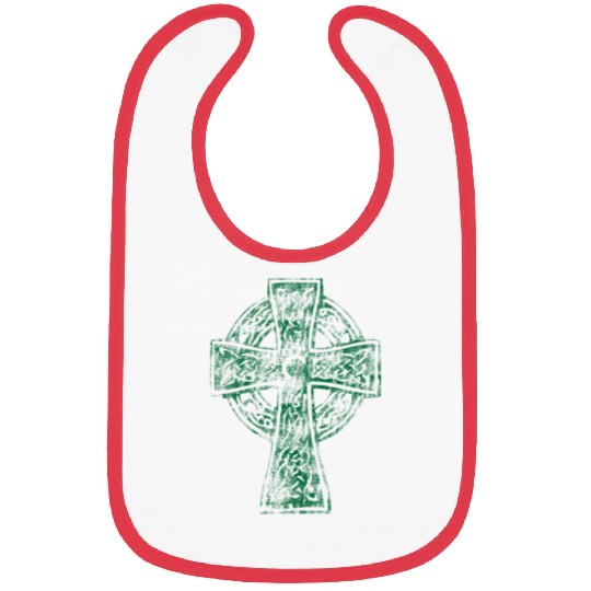 Classic Vintage Style Celtic Cross Crucifix Bibs