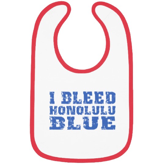I Bleed Honolulu Blue Detroit Bibs