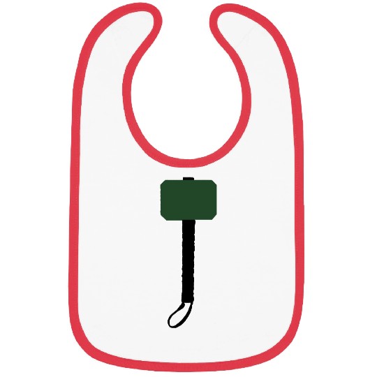 Thor Hammer Silhouette Bibs