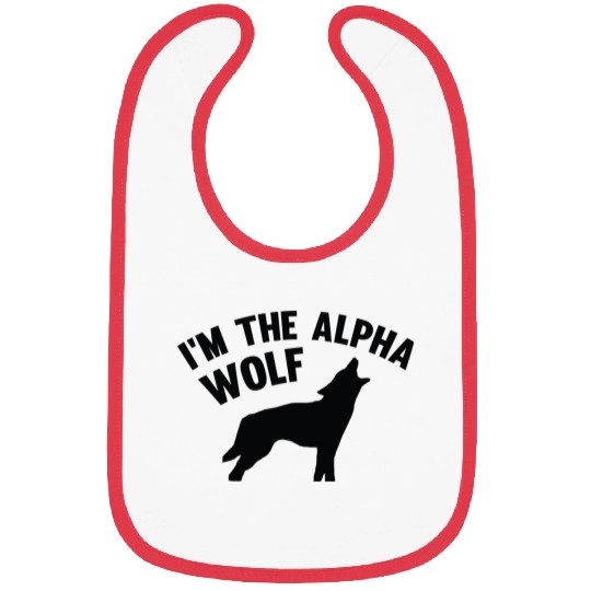 I'm The Alpha Wolf Bibs