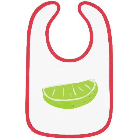 Lime Wedge Bibs