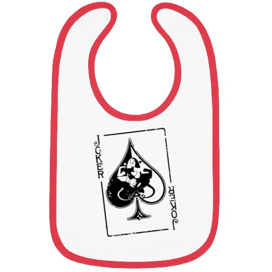 joker spade playing card Bibs
