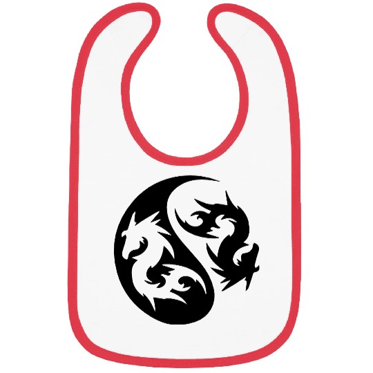 darr dragon yinyang Bibs