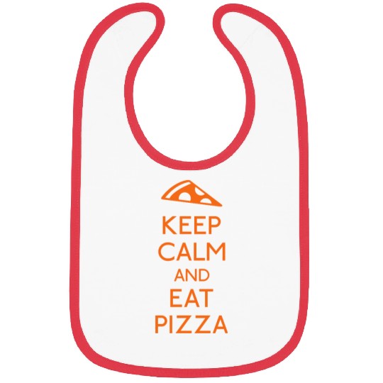 Keep Calm Pizza Bibs