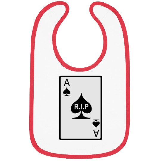 Rest in Peace Ace of Spades Bibs
