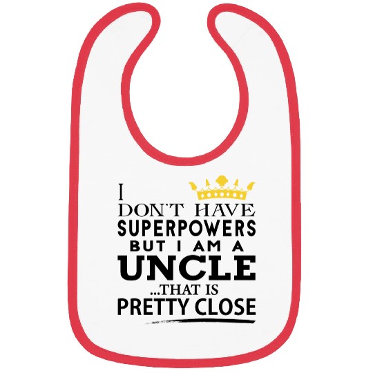 SUPER UNCLE! Bibs