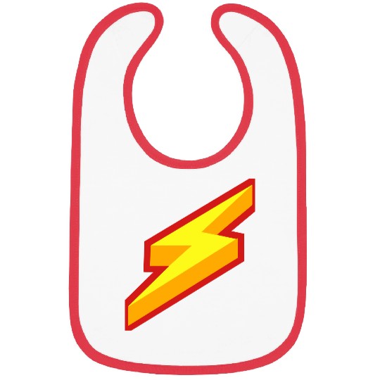 Lightning Bolt Design Bibs