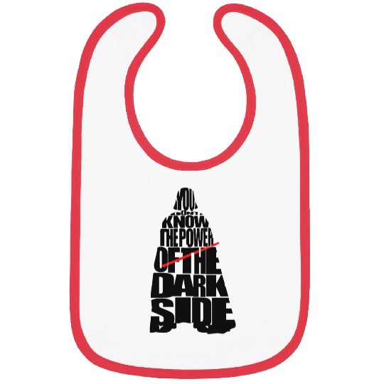 Cool Star Wars Darth Vader typography Bibs