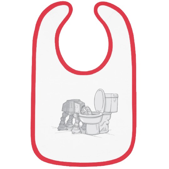 Funny Star Wars comic Bibs