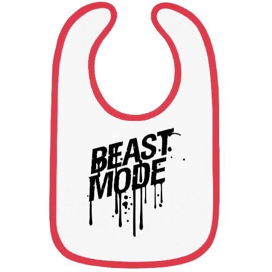 drop graffiti blood spray beast fashion cool desig Bibs