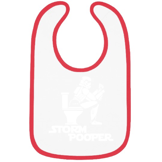 Storm Trooper Pooper Bibs