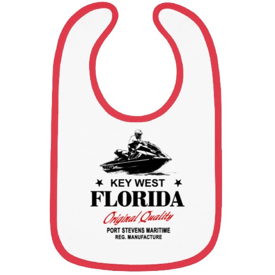 Jet Ski - Key West - Florida Bibs