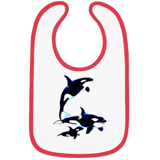 Orca Family Bibs