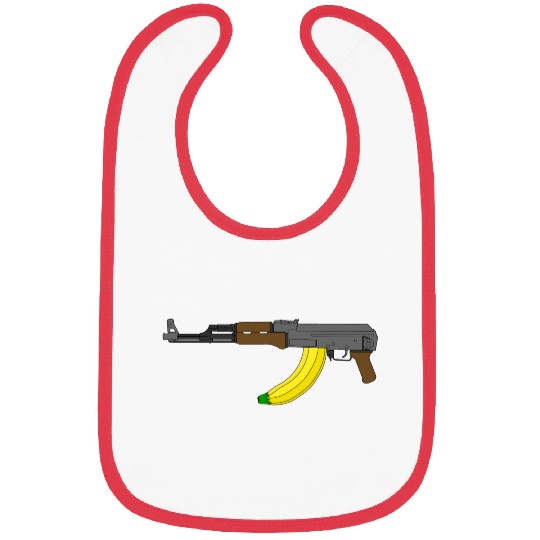 AK-47 with banana clip Bibs