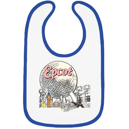 Disney Epcot  Bibs, Epcot World Tour Bibs, Epcot Center 1982 Bibs