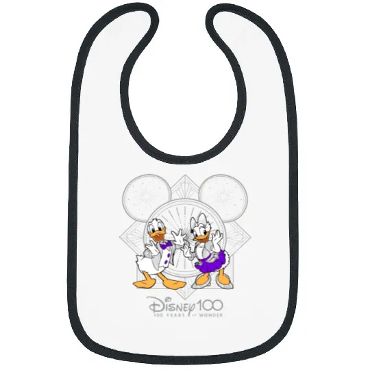 Disney 100 Years of Wonder Bibs, Donald And Daisy Duck Bibs