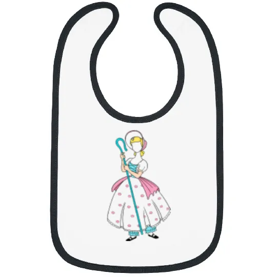 Bo Peep Embroidered Crewneck, Disney embroidered Bibs