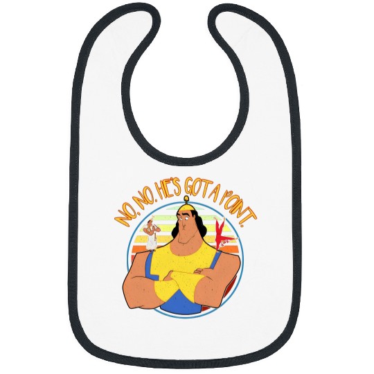 Disney The Emperors New Groove Krock Angel & Devil Quotes Retro Bibs, WDW Holiday  Bibs