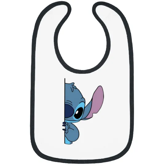 Stitch Peeking Bibs, Lilo and Stitch Bibs, Disney Stitch Bibs, Disneyland Bibs, Disney Trip Bibs
