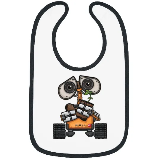 Cute Wall-E Bibs, Disney Pixar Wall-E, Wall E Cartoon Bibs, Disney Wall-e Bibs