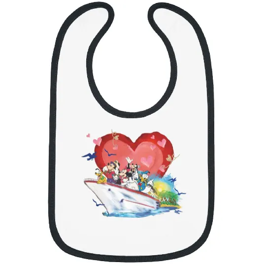 Disney Cruise Couples Bibs, Honeymoon Cruise Bibs