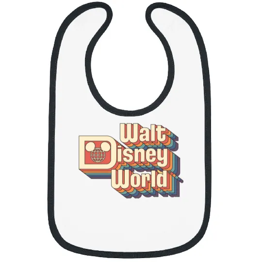 Discover Walt Disney World Bibs, Disney World Retro Bibs