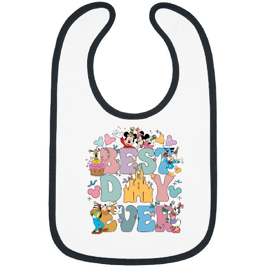 Disney Best Day Ever  Color Bibs, Disney Family Bibs, Disney