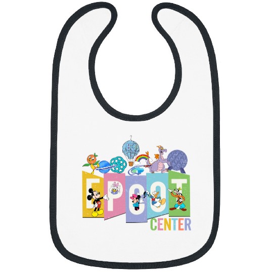 Vintage Disney Epcot Bibs, Retro Disney Epcot Bibs, Epcot 1982 Bibs