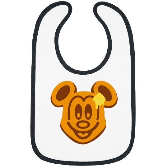 Mickey Mouse Waffle Bibs, Disney Food Bibs, Adult Disney Bibs