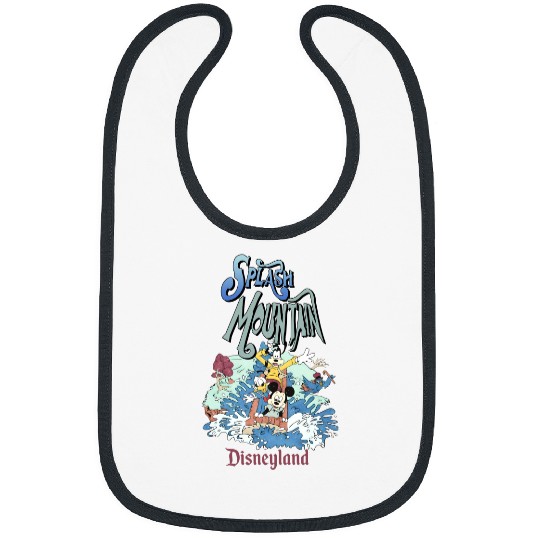 Retro Splash Mountain Bibs, Mickey and Friends Bibs, Disneyland Water Ride Bibs