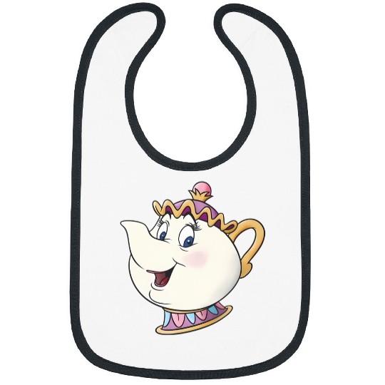 Mrs. Potts Bibs, Chip Bibs, Beauty And The Beast Bibs, Enchanted Rose Bibs, Disneyland Bibs, Disney World Bibs